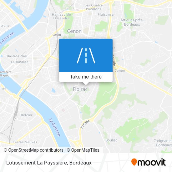 Lotissement La Payssière map