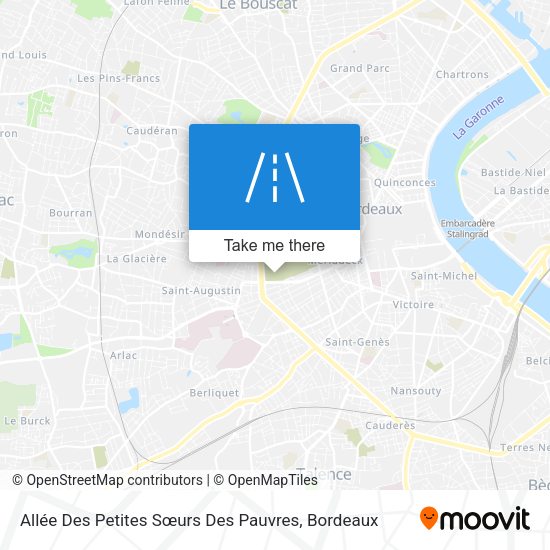 Allée Des Petites Sœurs Des Pauvres map