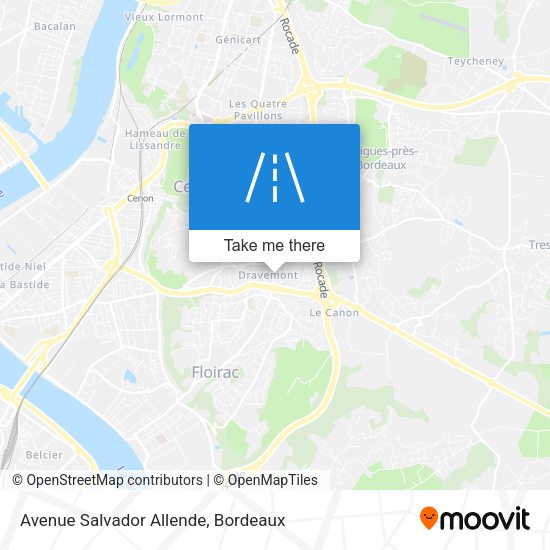 Avenue Salvador Allende map