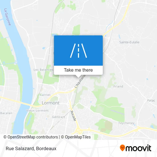Rue Salazard map