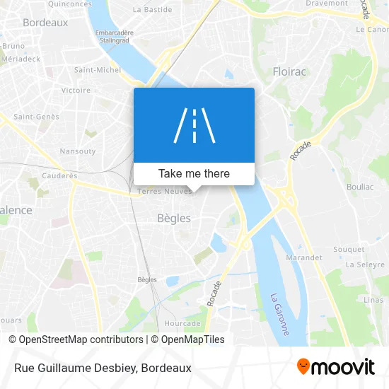 Rue Guillaume Desbiey map