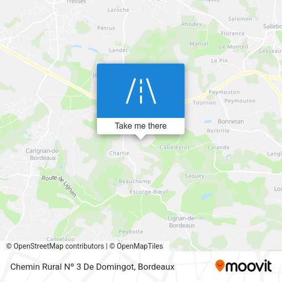 Chemin Rural Nº 3 De Domingot map