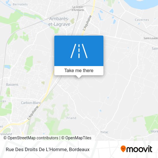 Rue Des Droits De L'Homme map