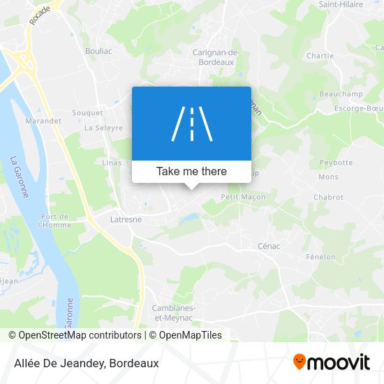 Allée De Jeandey map