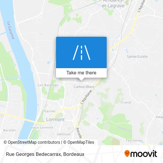 Rue Georges Bedecarrax map
