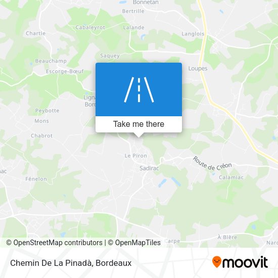 Chemin De La Pinadà map