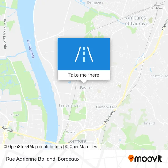 Rue Adrienne Bolland map