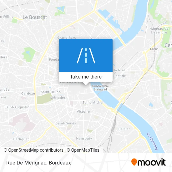 Rue De Mérignac map