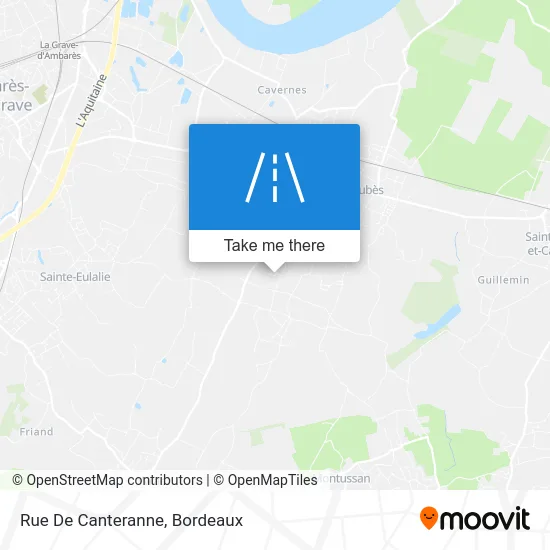 Rue De Canteranne map