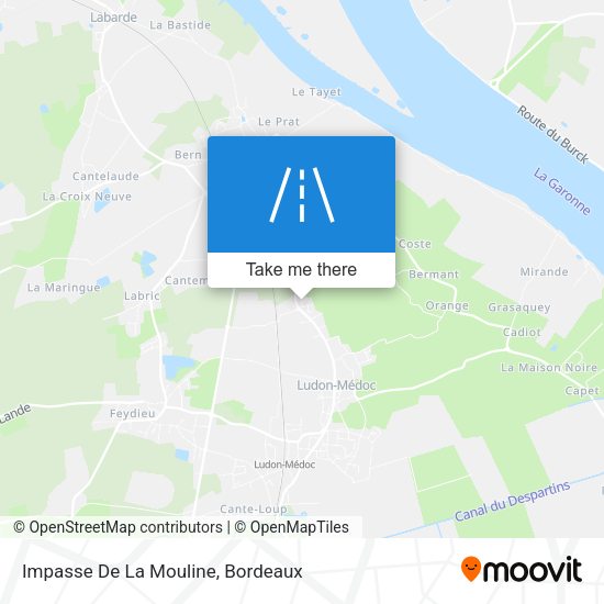 Impasse De La Mouline map