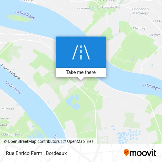 Rue Enrico Fermi map