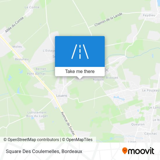 Square Des Coulemelles map