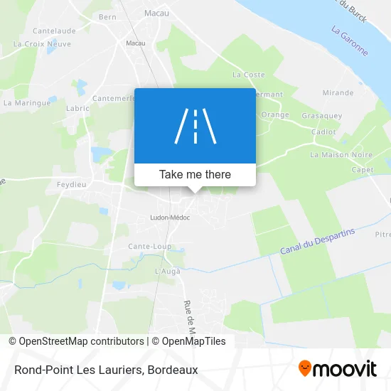 Rond-Point Les Lauriers map