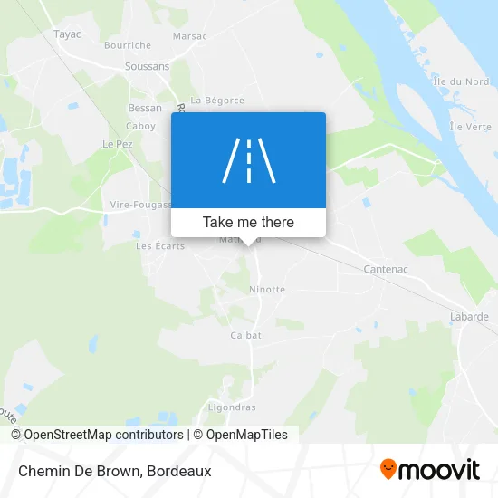 Chemin De Brown map