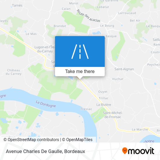 Avenue Charles De Gaulle map