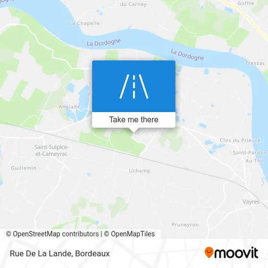 Rue De La Lande map