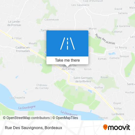 Rue Des Sauvignons map