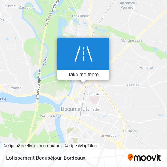 Lotissement Beauséjour map