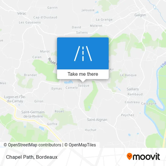 Chemin De La Chapelle map