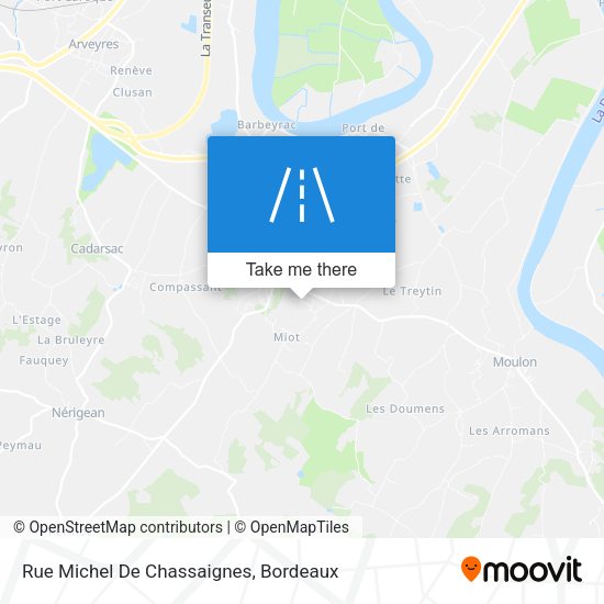 Rue Michel De Chassaignes map