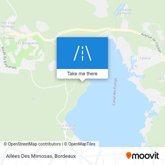 Allées Des Mimosas map