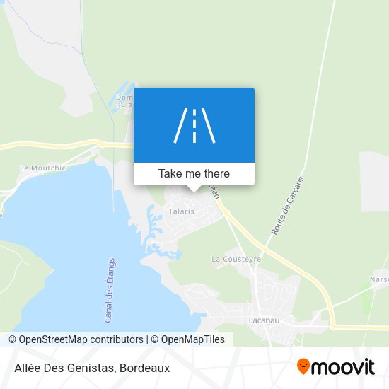Allée Des Genistas map