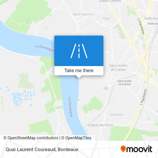 Quai Laurent Coureaud map