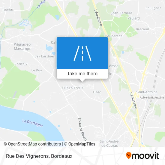 Rue Des Vignerons map