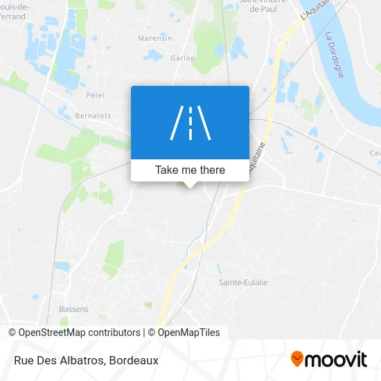 Rue Des Albatros map