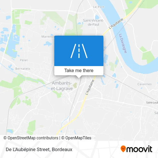 Rue De L'Aubépine map