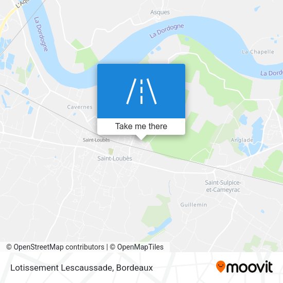 Lotissement Lescaussade map
