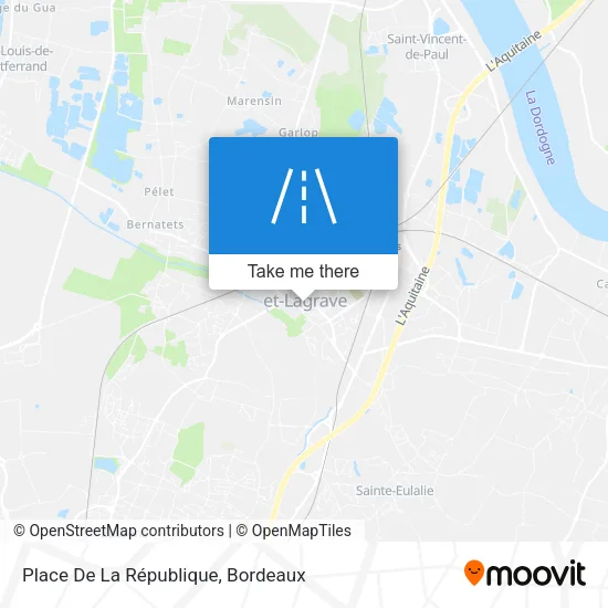 Place De La République map