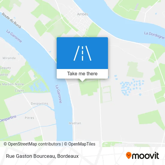 Rue Gaston Bourceau map