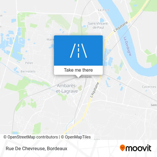 Rue De Chevreuse map