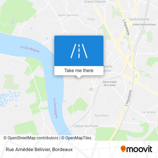 Rue Amédée Bélivier map