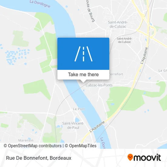 Rue De Bonnefont map