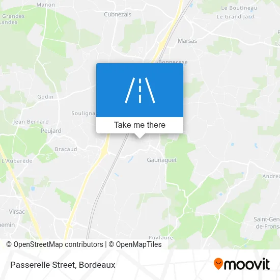 Rue De La Passerelle map