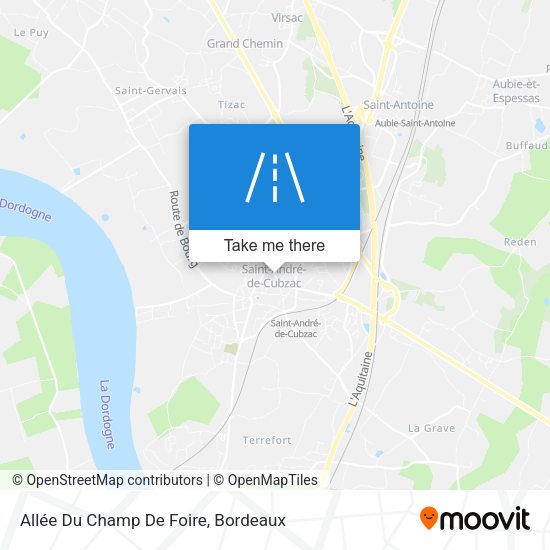 Allée Du Champ De Foire map