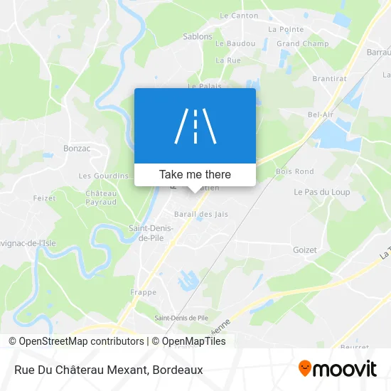 Rue Du Châterau Mexant map