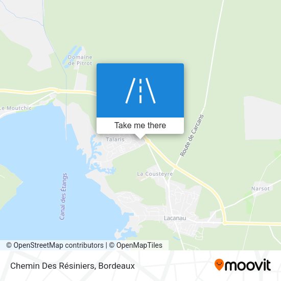 Chemin Des Résiniers map