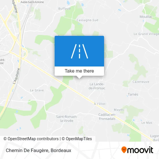 Chemin De Faugère map