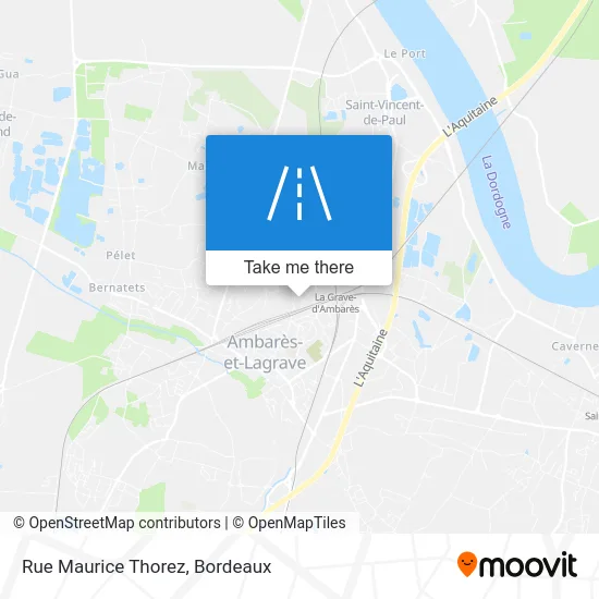 Rue Maurice Thorez map