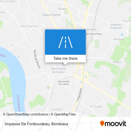 Impasse De Fonboudeau map