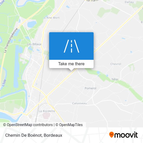 Chemin De Boënot map