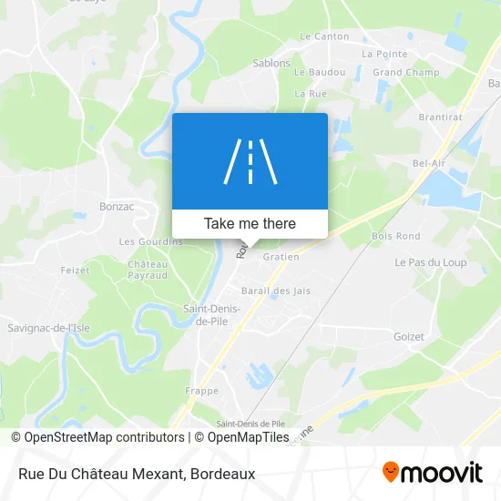 Rue Du Château Mexant map