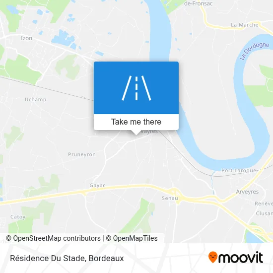 Résidence Du Stade map