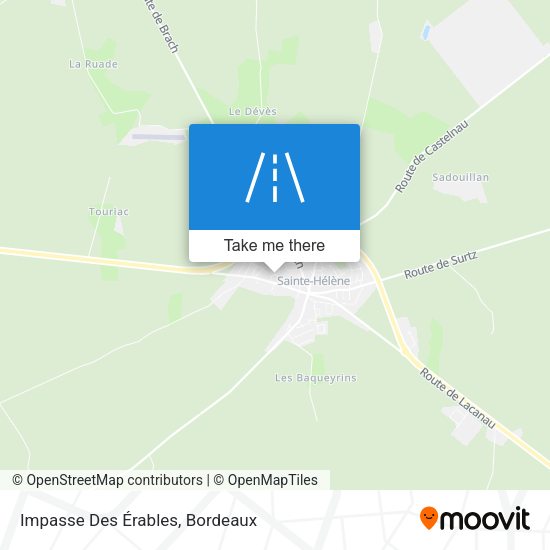 Impasse Des Érables map