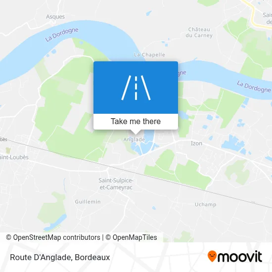 Route D'Anglade map