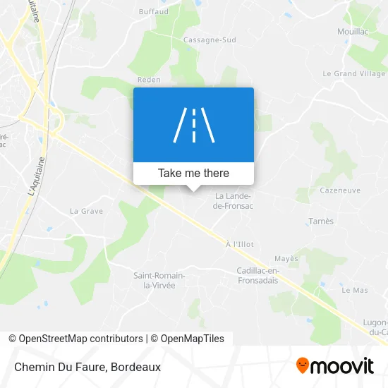 Chemin Du Faure map