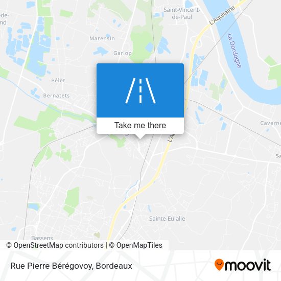 Rue Pierre Bérégovoy map